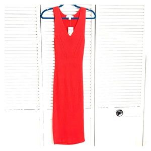 Vibrant Michael Kors Coral Maxi Dress